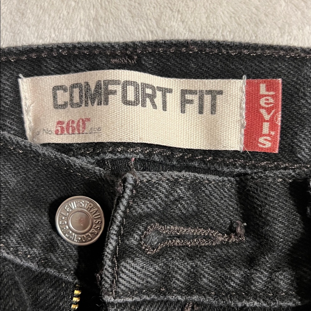 Levi's Men's Black Jeans. 32x32. NWOT - Picture 4 of 6